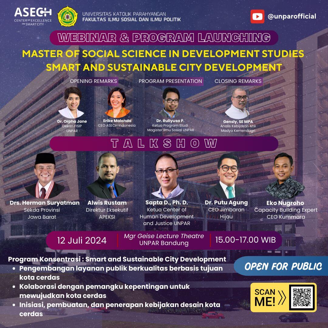 You are currently viewing Webinar & Program Launching Master of Social Science In Development Studies Smart and Sustainable Development